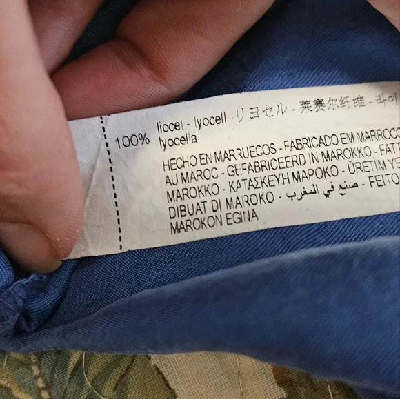 ZARA Blue silky pull on shorts.  Size XS NWT - Picture 12 of 12